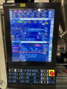 The Injectvisor V70 Controller by Shibaura, installed on the EC-SXIII molding machine.